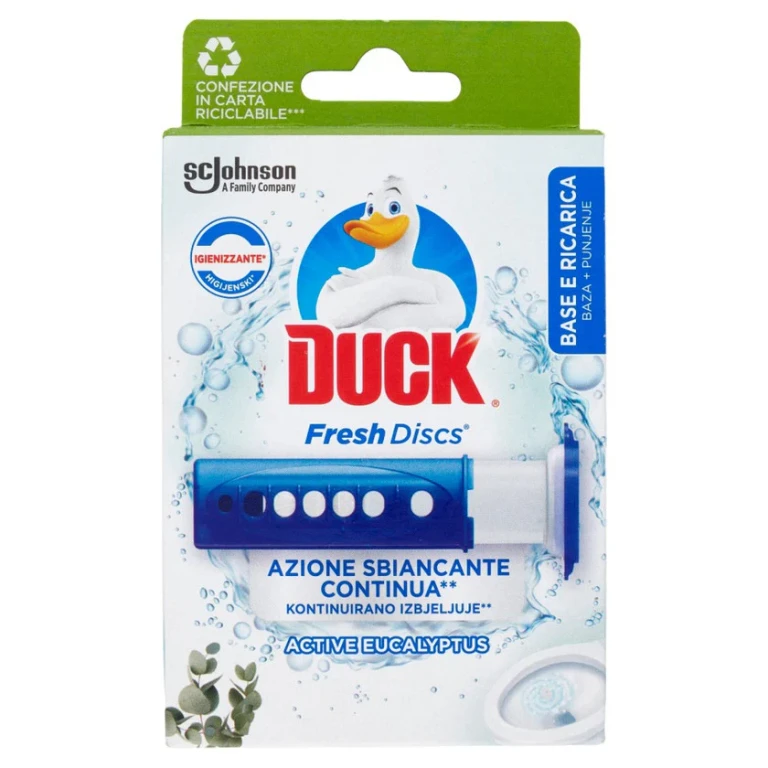 Duck Fresh Discs - Base for WC Sanitizing Gel Discs, Fragranza Eucalyptus 1 unit