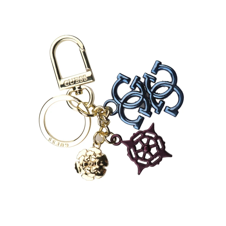 , metal keychain, RW7427, blue