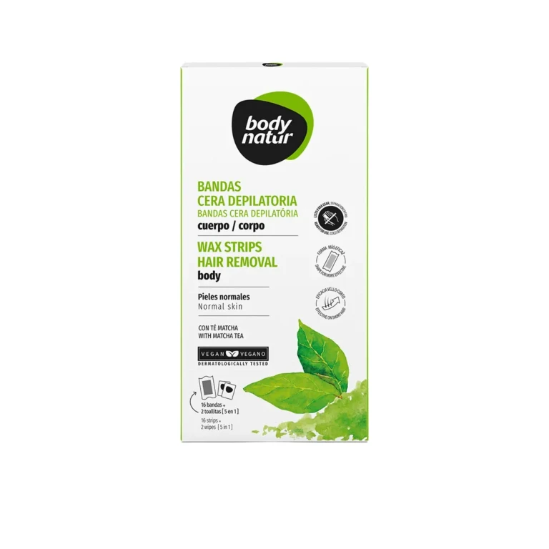 Matcha Tea Body Wax Strips Body Natur 16 units