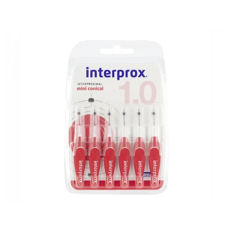 Interprox Interdental Brushes 1.0 Mini Conical from 2 to 4mm x6