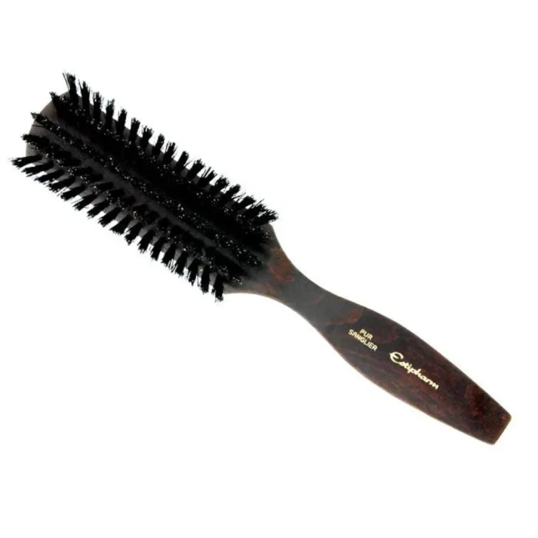 Pure boar flat hairbrush