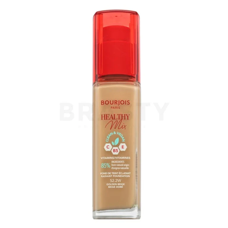 Foundation Bourjois Healthy Mix Clean & Vegan Radiant 52.2W Golden Beige 30 ml