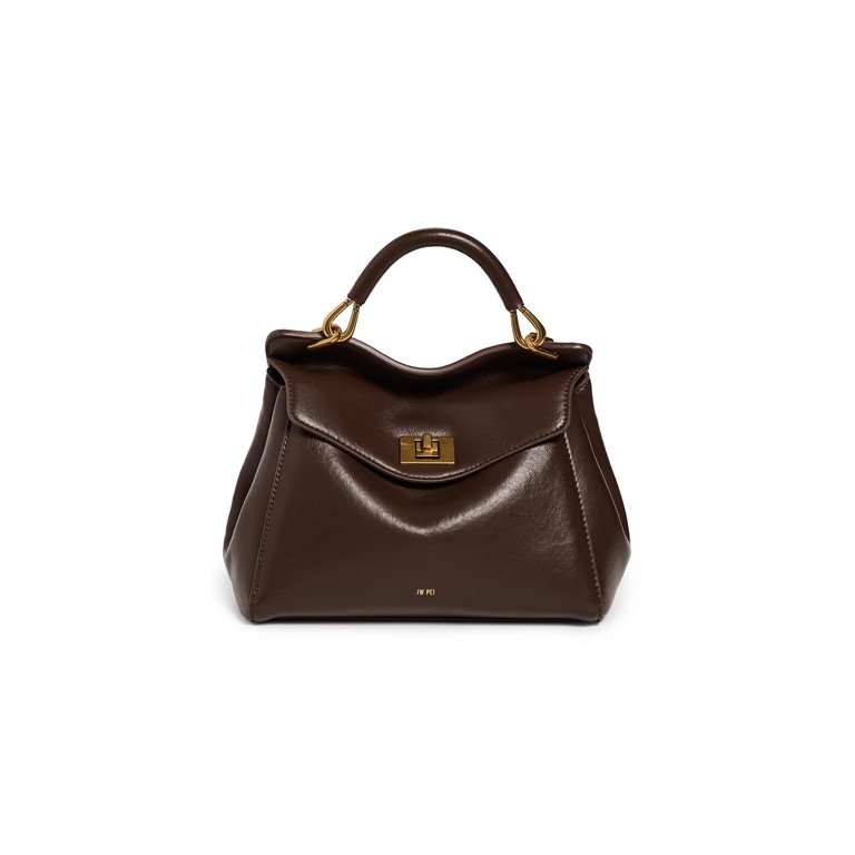 Lucia Classic Top Handbag Dark Brown One Size