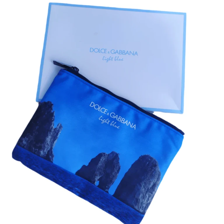 , Blue, Toiletries, GWP Fabric Pouch, Blue
