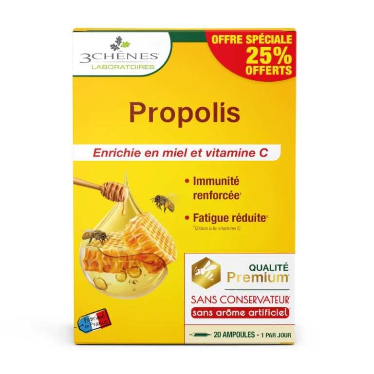 Propolis Enriched With Honey And Vitamin C 20 vials of 10ml