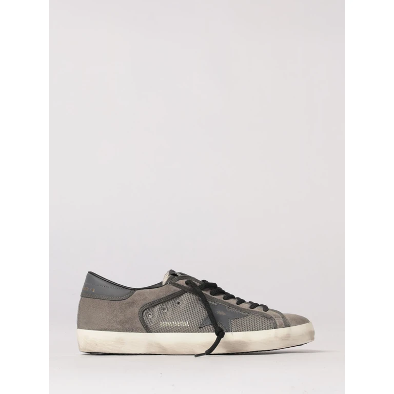 Super-Star Used Leather and Mesh Sneakers (GMF00103F00811560259)