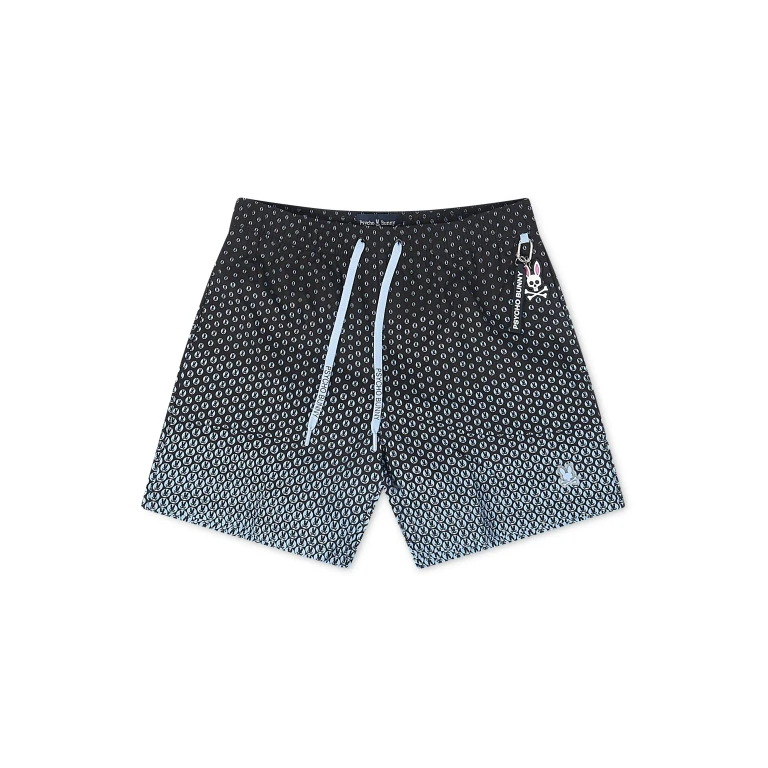 Bendigo All Over Print Swim Shorts - Evening Blue
