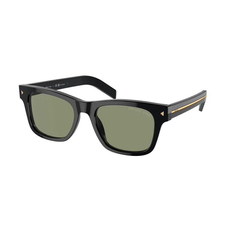 Polarized Green Square Mens Sunglasses PR A17S 16K20G 54