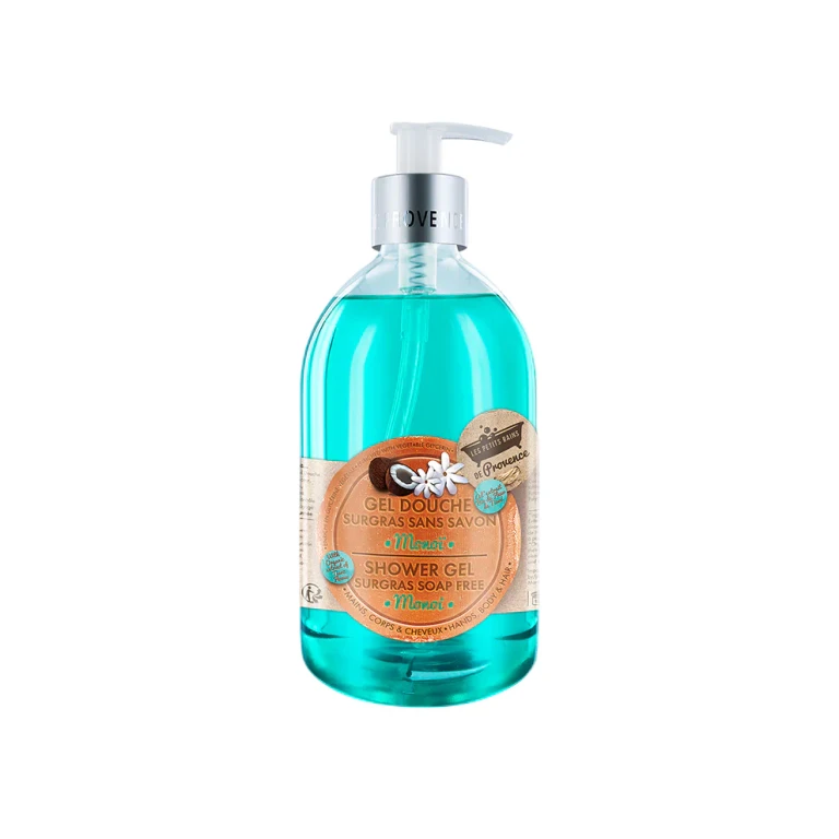Monoi shower gel For Body, Face, and Hair For Sensitive Skin 500 ml
