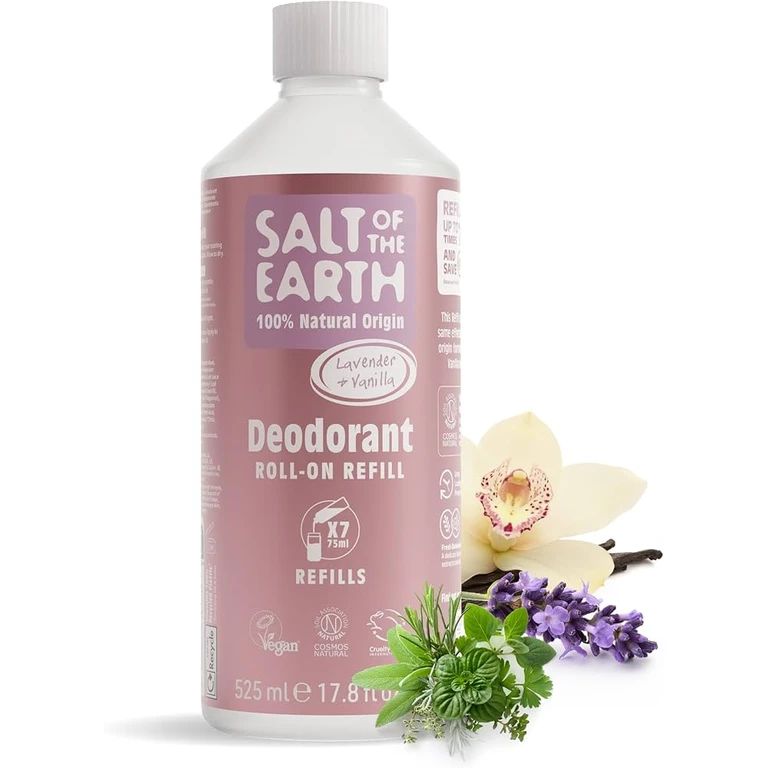 Salt-of-the-earth Roll-on Deo Refills Lavender & Vanilla - 525ml