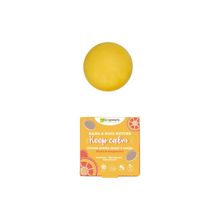"Keep Kalm" Cream Solida Hands & Body Buriti & Bergamot 80 ml