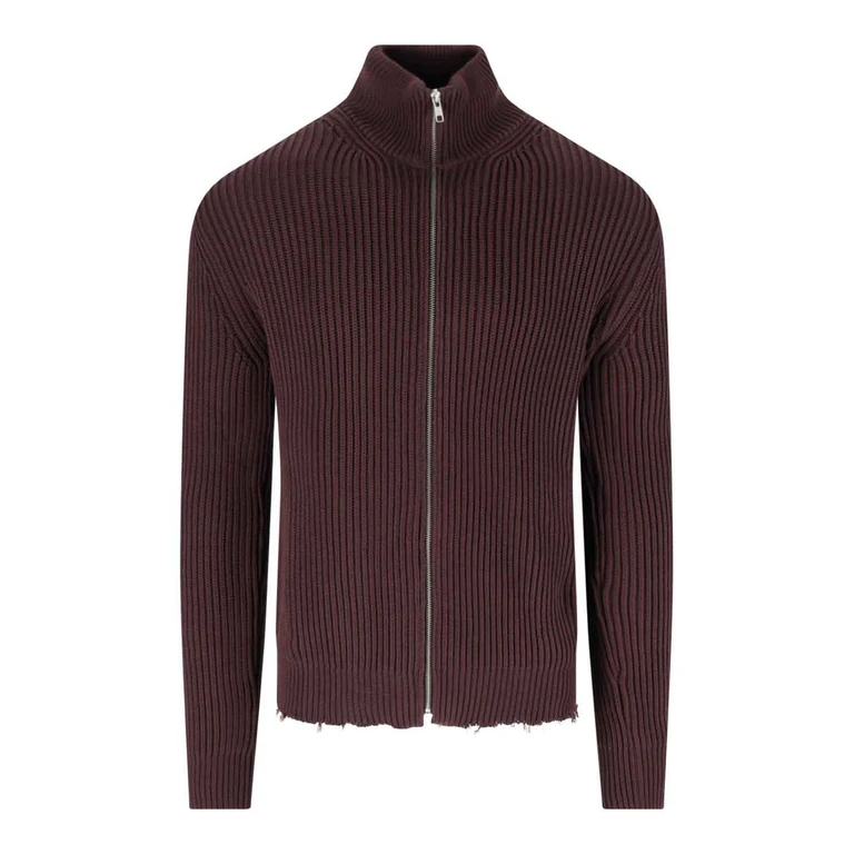 MM6 Maison Margiela Pull Col Roulé - Marron (SH0AM0021M13039144)
