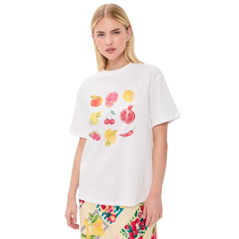 White Fruit T-Shirt White M