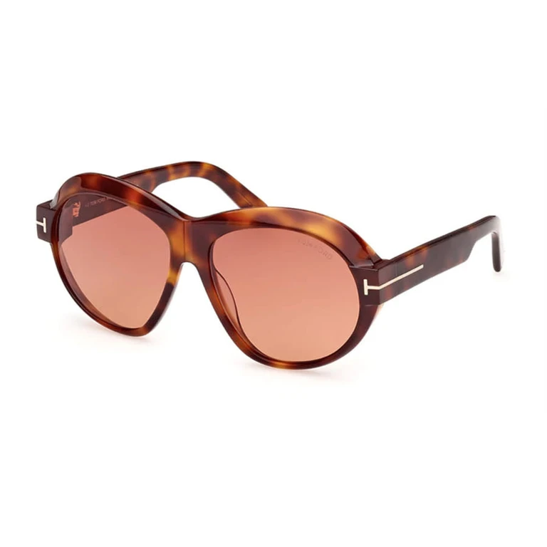 Ladies Black Aviator Sunglasses FT1113 53T