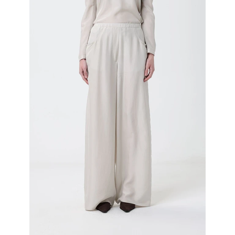 Silk Wide-Leg Trousers (V61125010MF1001)