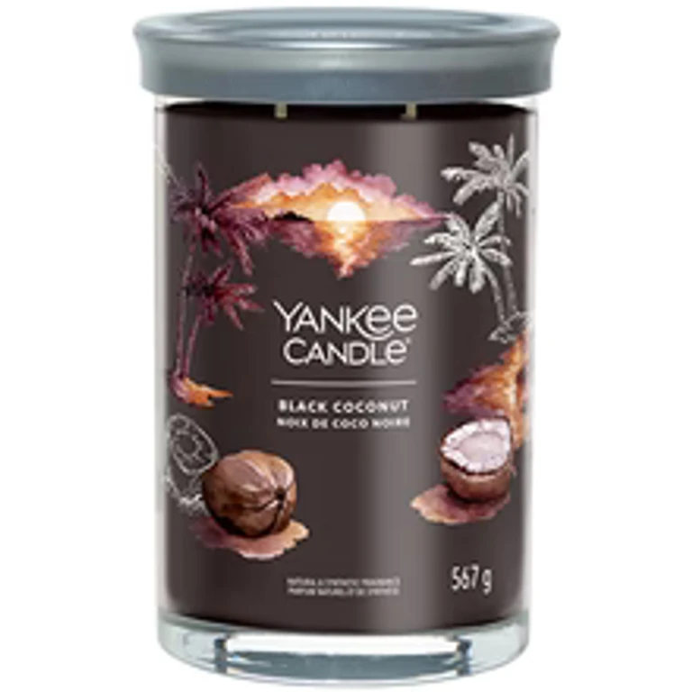 Black Coconut Glass Candle Signature (black coconut) - 122.0 g