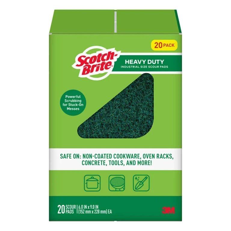 Heavy Duty Industrial Sized Scour Pads 20ct.