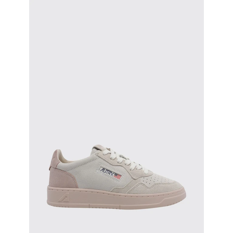 Medalist Low Trainers in Smooth Calfskin with Contrast Details (AULWTS36)