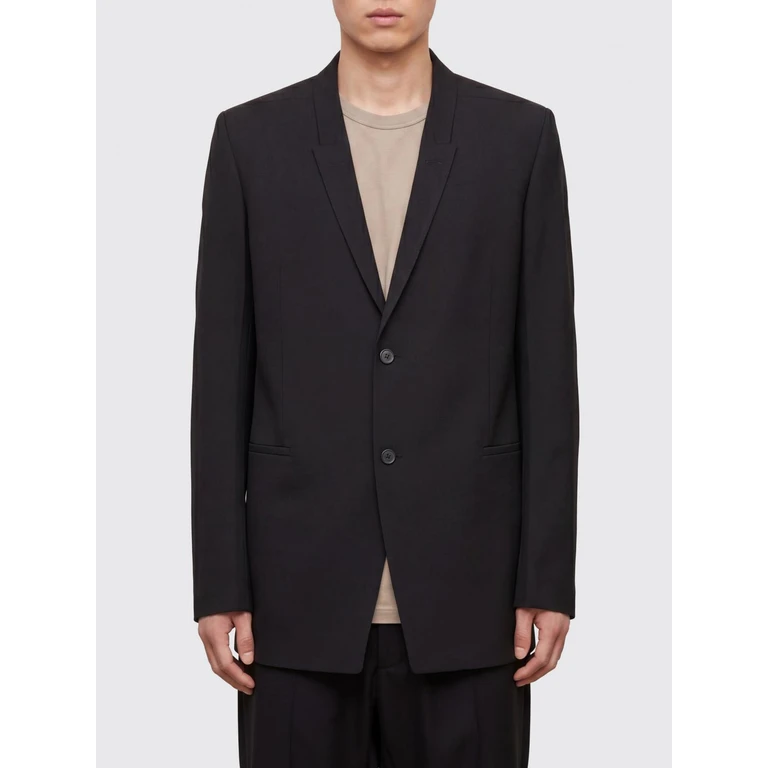 Single-Breasted Wool Blazer with Two-Button Closure (RU01F2721ZL09)