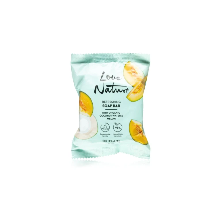 Love Nature Coconut Water and Melon Solid Cleansing Soap 75g