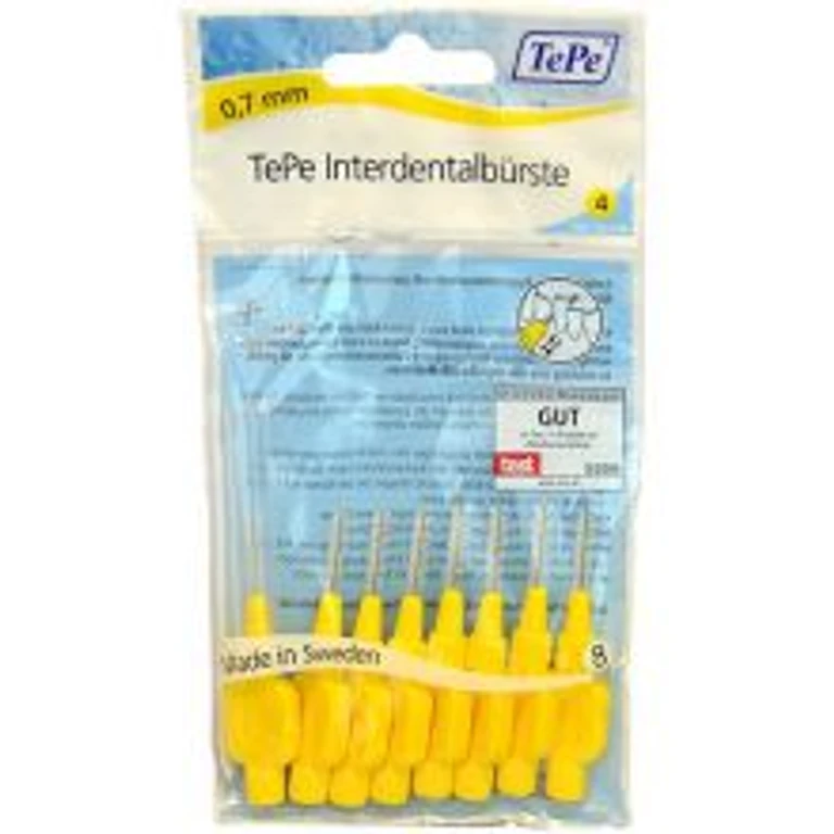 Interdental brush normal (0.7 mm yellow 8 pieces)