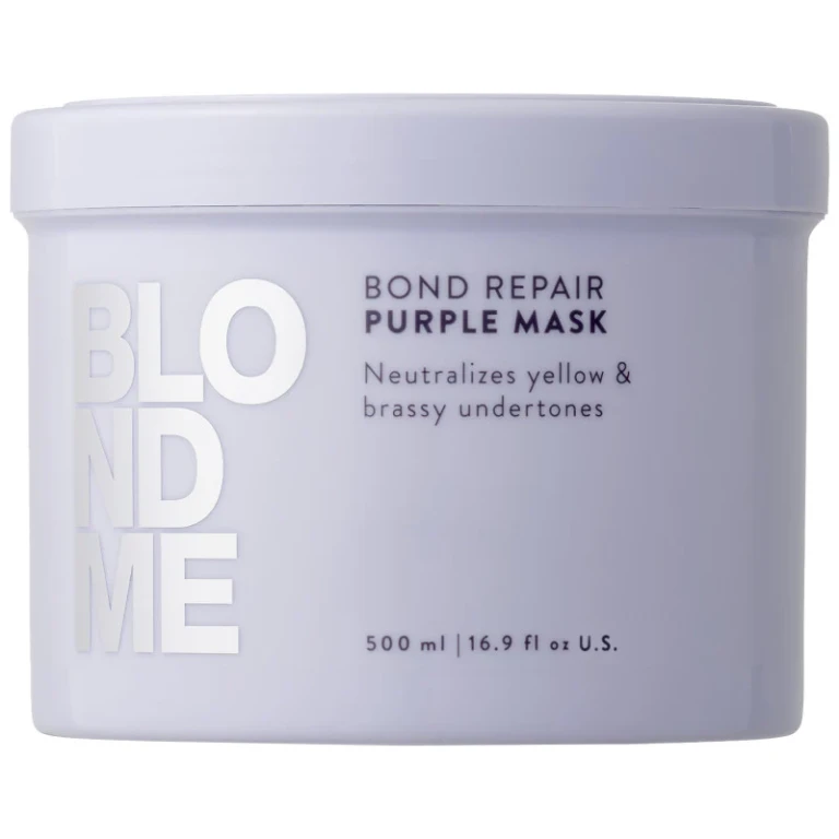 Professional Blondme Bond Repair Neutralizing Hair Mask for Yellow Tones 500 ml