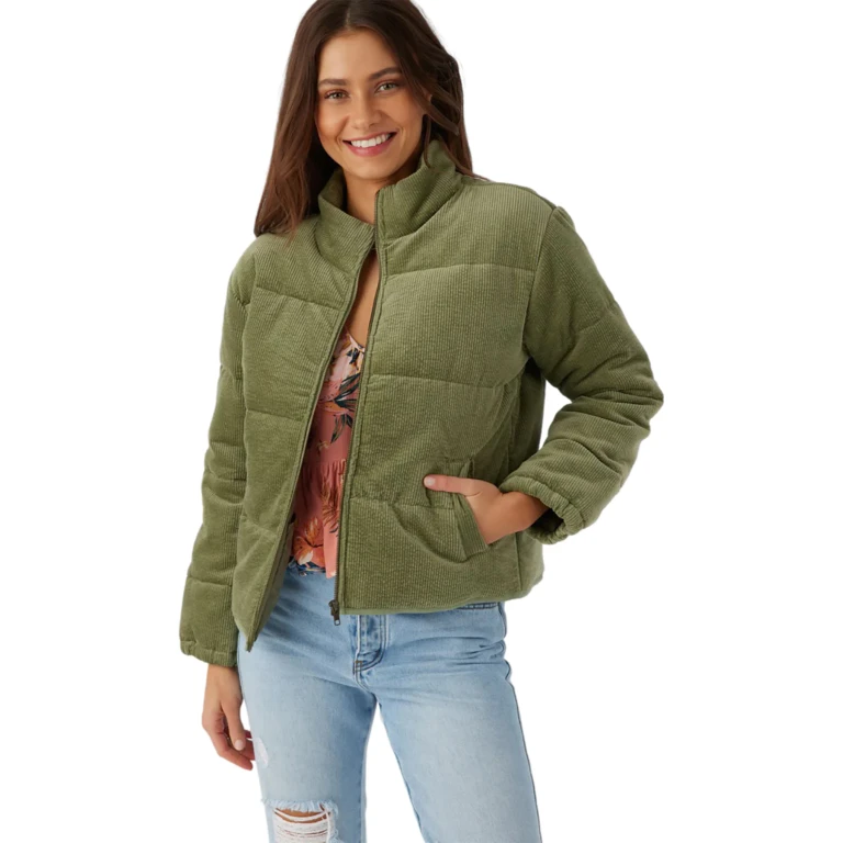 Novah Woven Quilted Corduroy Jacket - Women's