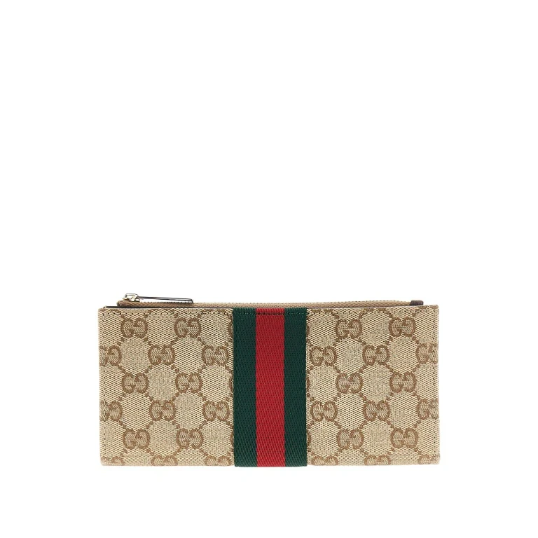GG Supreme wallet with Web Ribbon Woman One Size