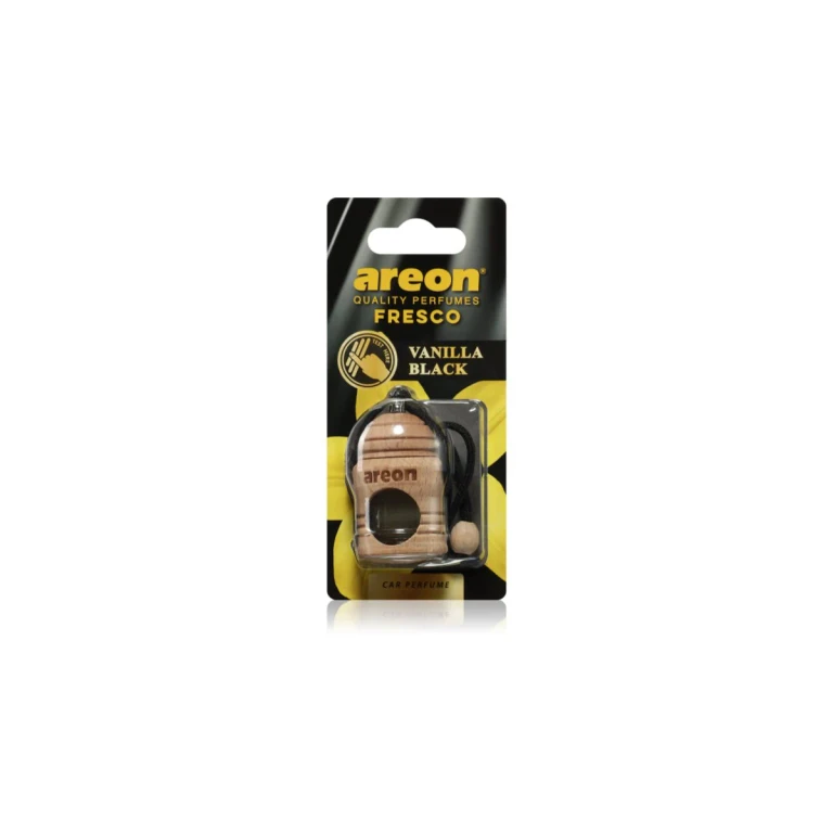 Fresh Vanilla Black Car Air Freshener 4ml