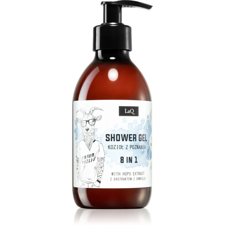 Goat From Poznaň 8 In 1 Refreshing Shower Gel With Hops Corn Extract 300 Ml