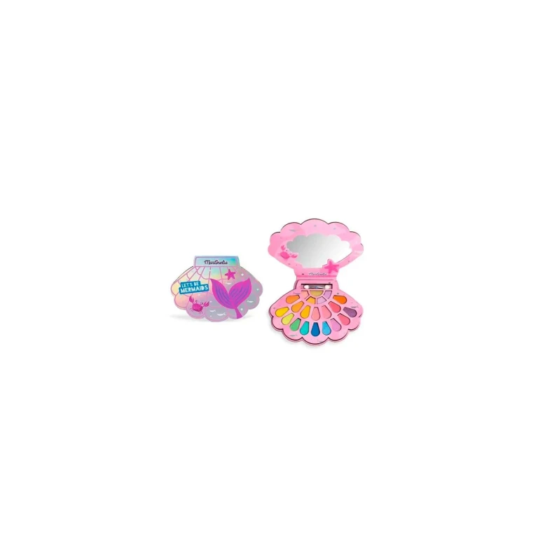 Let's Be Mermaids Palette 21 eyeshadows applicator