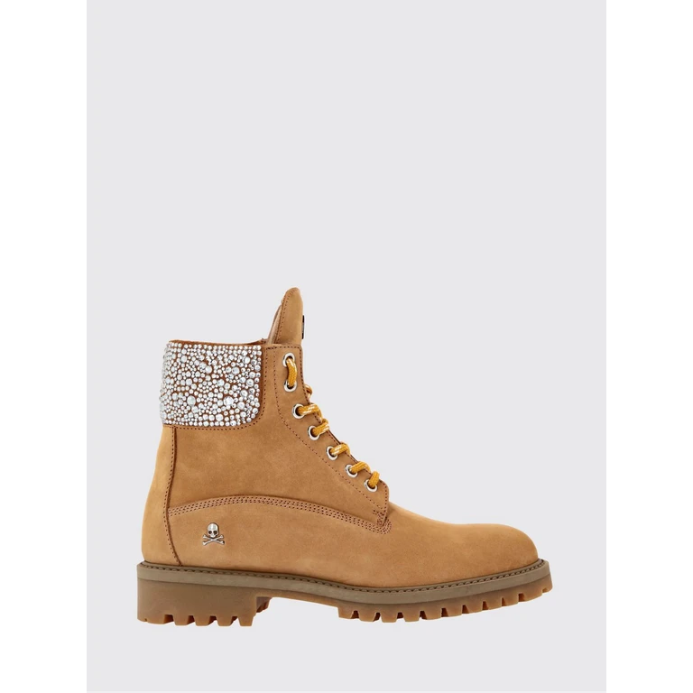 Flat Ankle Boot Woman color Beige (LABSWSE0551PLE010N06)