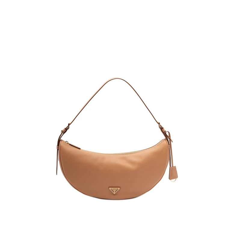 `Prada Demi-Lune` Large Shoulder Bag