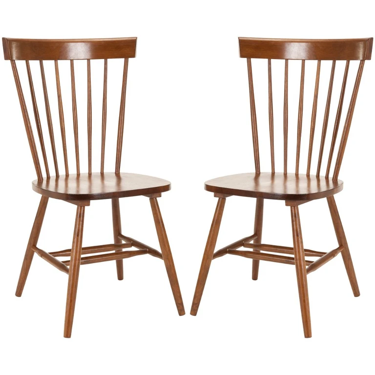 Parker Oak Spindle Side Chairs - Set of 2