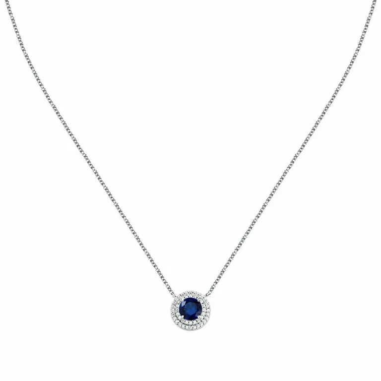 Women's Silver Necklace with Cubic Zirconia Tesori Saiw271