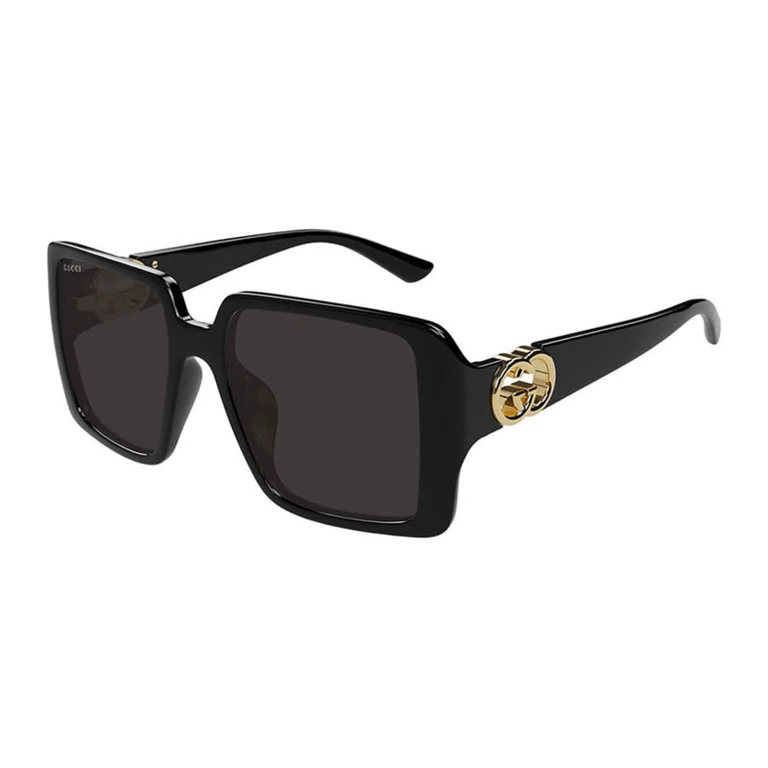 Ladies Black Square Sunglasses GG1692SA 001