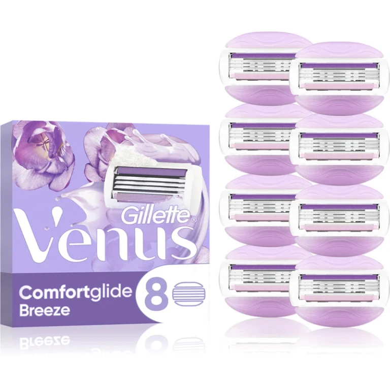 Venus ComfortGlide Breeze 替换刀片 8片装
