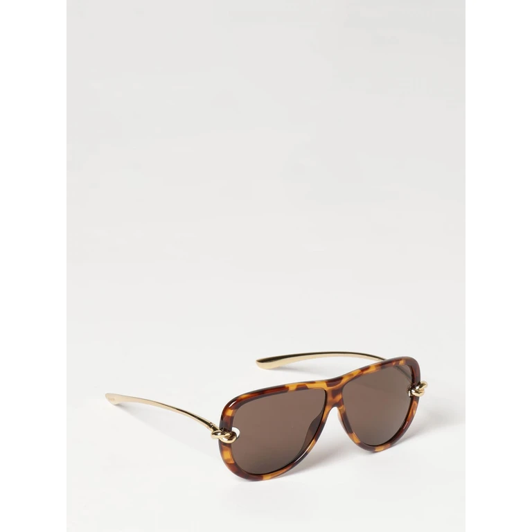 Lunettes de soleil aviateur Bottega Veneta marron
