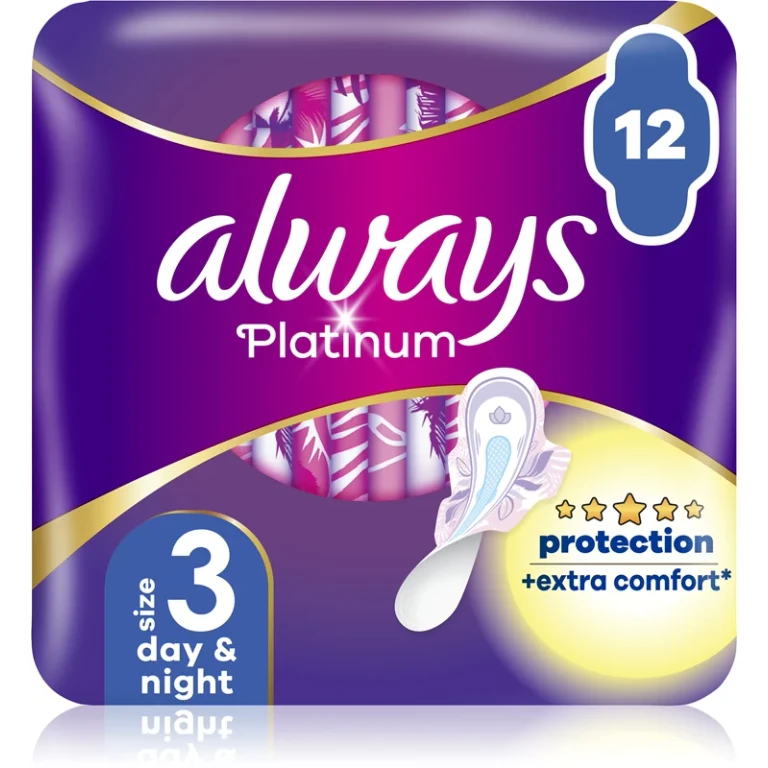 Ultra Platinum Night Duo Sanitary Pads 12 Pieces