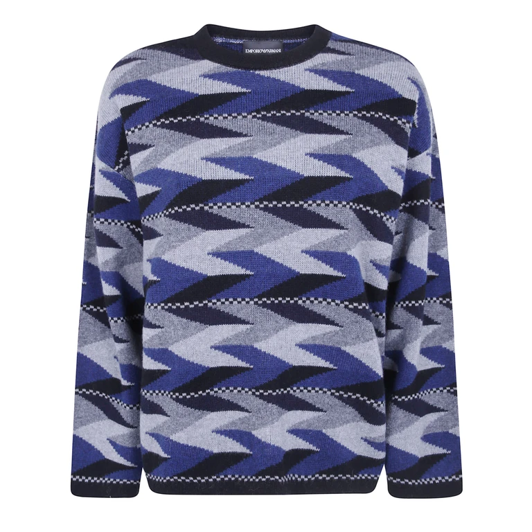 Sweater Wool Cashmere "Fancy Blue"