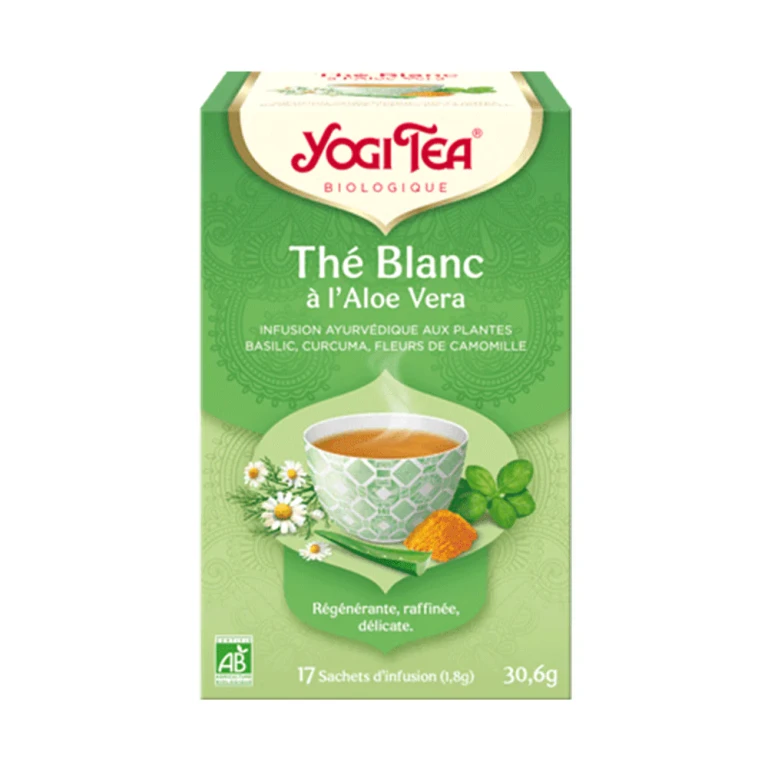 Organic Aloe Vera White Tea 17 sachets