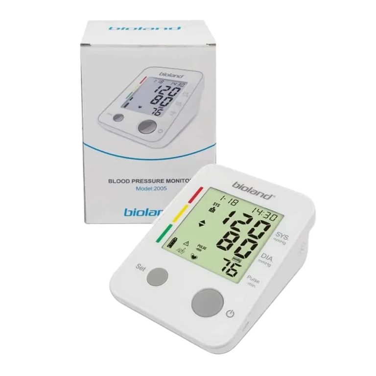 Automatic battery-operated oscillometric arm digital blood pressure monitors unisex
