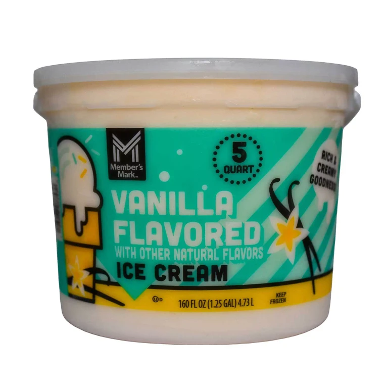 Vanilla Ice Cream Pail 5 qts.