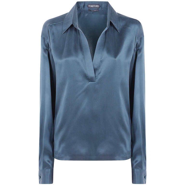 Polo-Shirt aus Seide