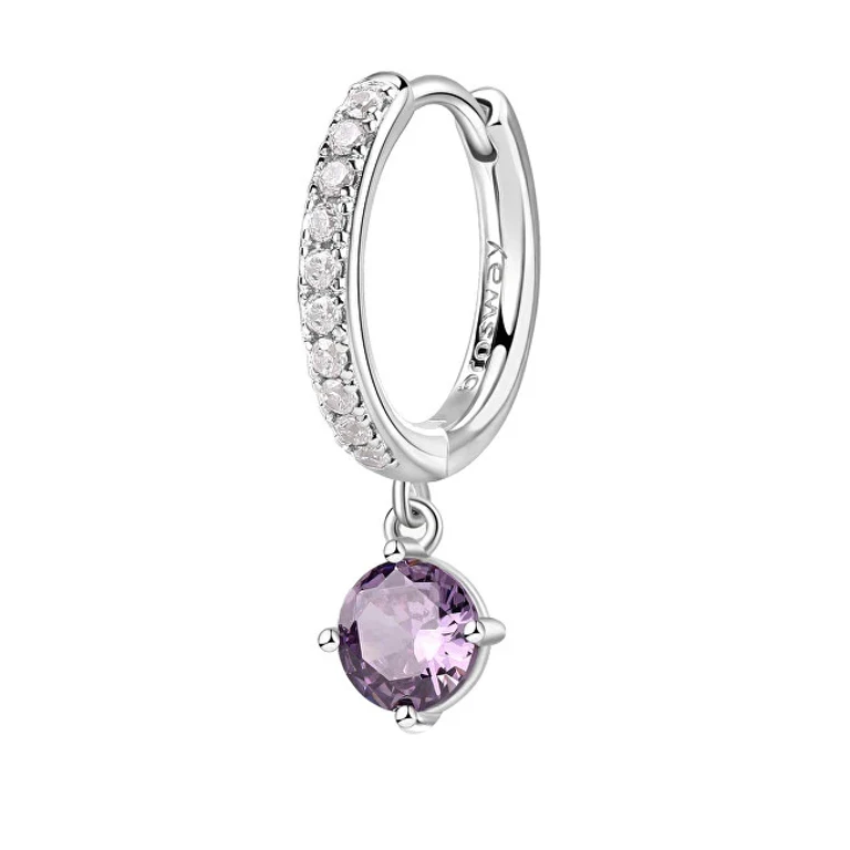Fancy Magic Purple FMP87 Single Hoop Earring