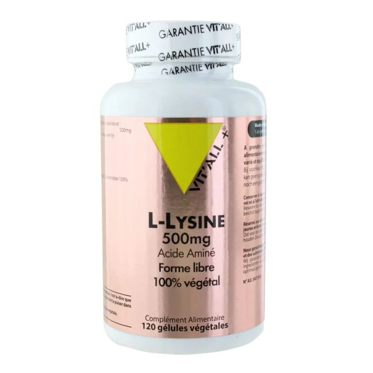 L-Lysine 500mg 120 Capsules