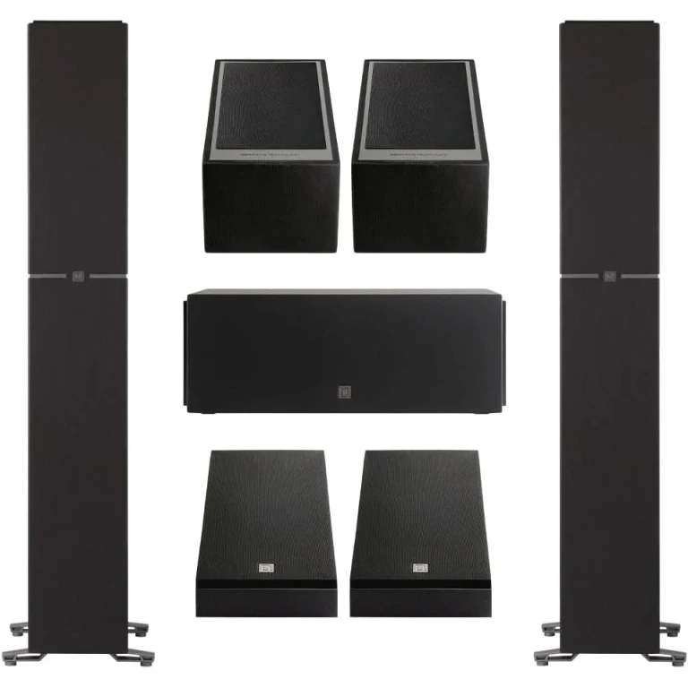 Dymension Atmos Home Theater System - Bundle with (2) DM70 Towers, (1) DM10 Center Channel, (2) DM95 Rear Speakers and, (2) DM90 Atmos Speakers (Bundle)