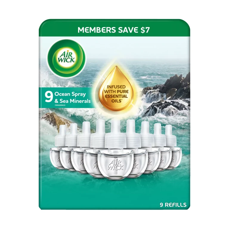 plug In Scented Oil Air Freshener Refills, Ocean Spray, 9 refills