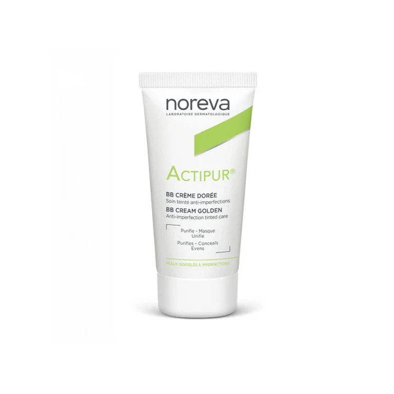 Noreva Actipur BB Golden Tinted Cream Skin Sensitive to Imperfections 30ml