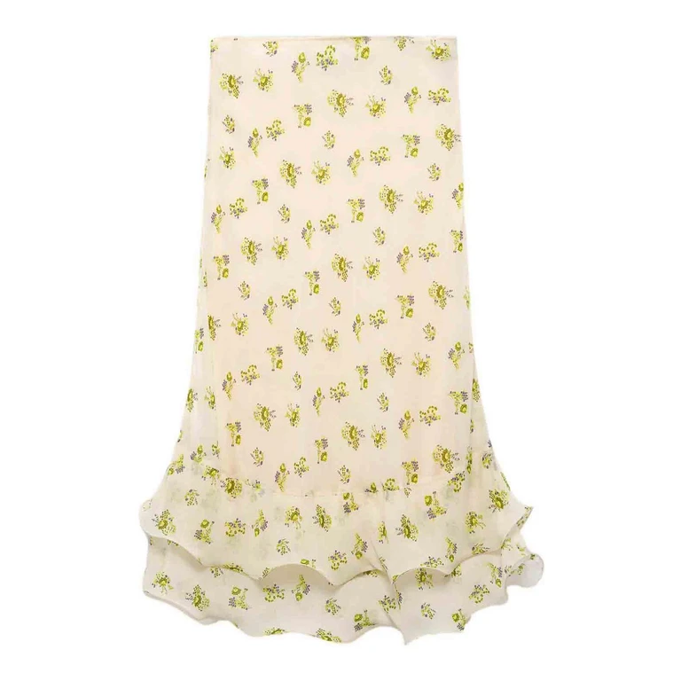 Jupe Midi - Jaune (449105016)